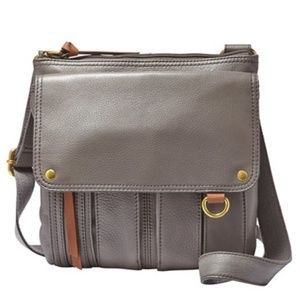 Fossil Morgan Traveler Leather Crossbody Bag